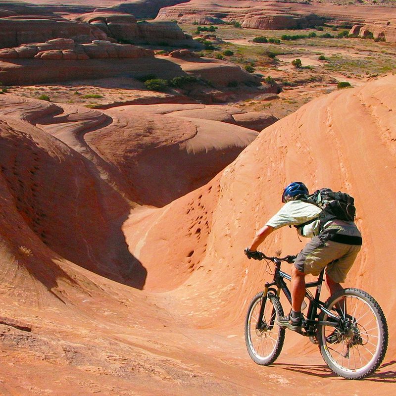 Go Mountain Biking on Slickrock Trail