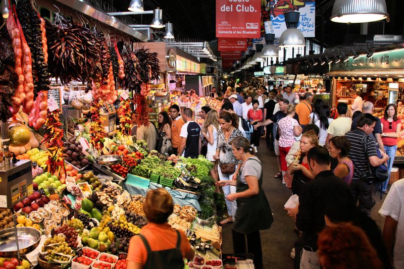 Barcelona's Mercat de Sant Josep de la Boqueria