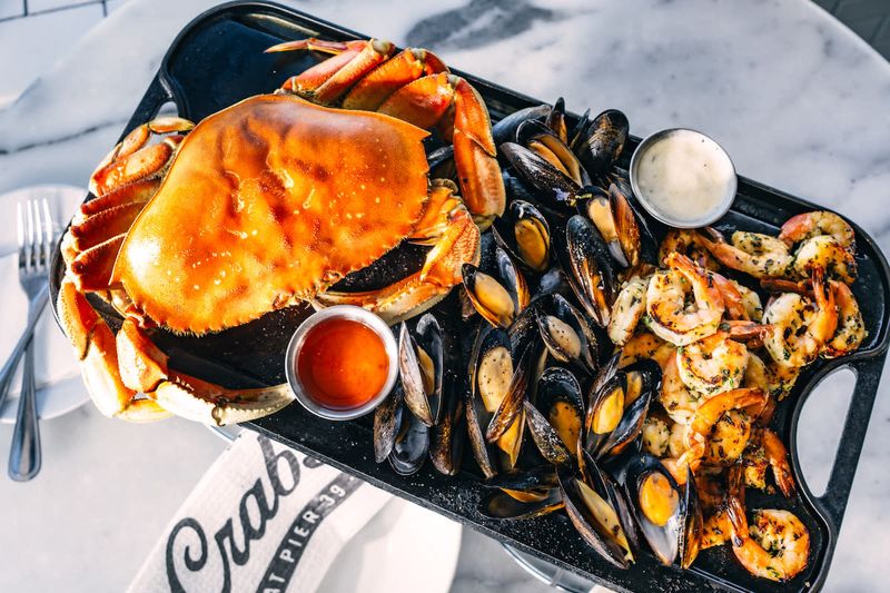 Fresh Dungeness Crab Stands