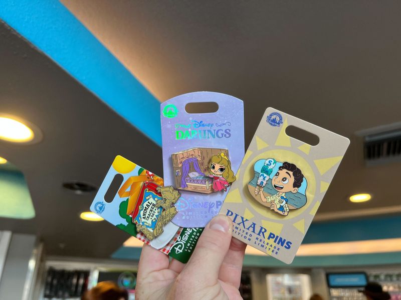They Secretly Keep Trading Pins or Collectibles
