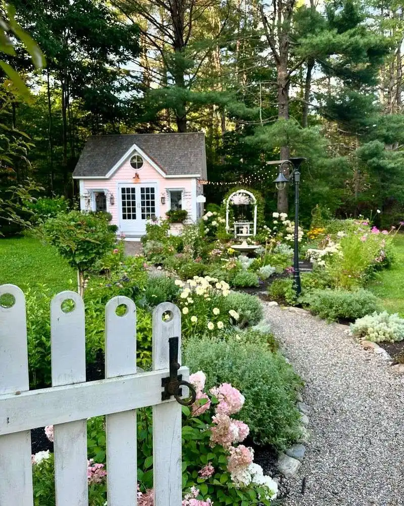 Cottage Gardens That Spill Over Stone Walls