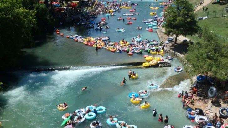 Tucked Between San Antonio and Austin Is a Texas Hill Country Town With Safari Parks, Water Slides, and Tubing Rivers