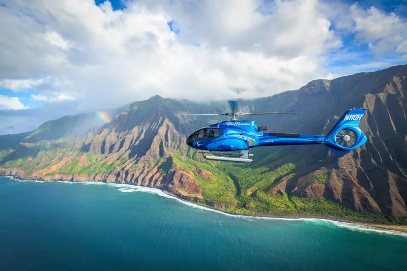 Take a Helicopter Tour Over the Napali Coast