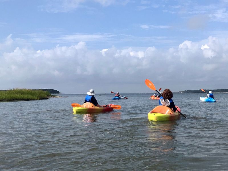 Kayak in Calibogue Sound