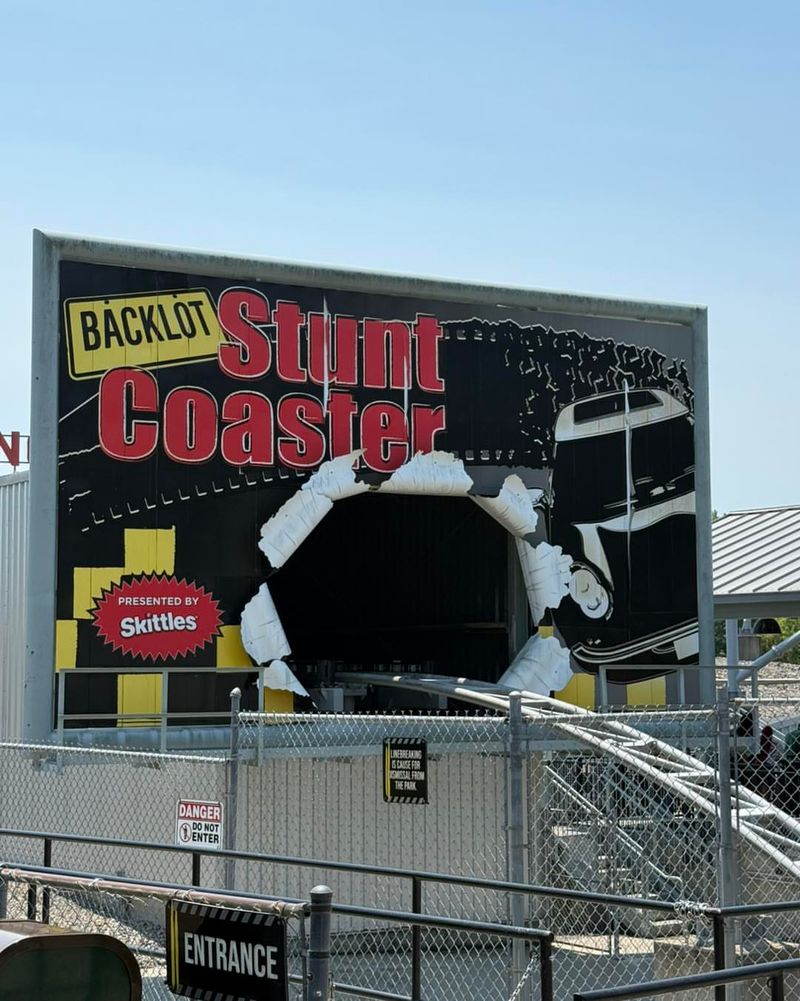 Backlot Stunt Coaster Landscaping