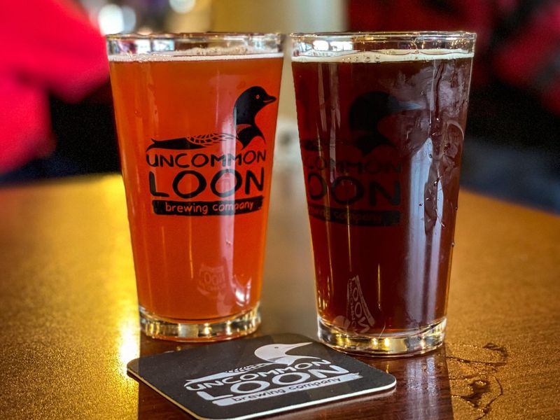 Sip local brews at Uncommon Loon Brewing