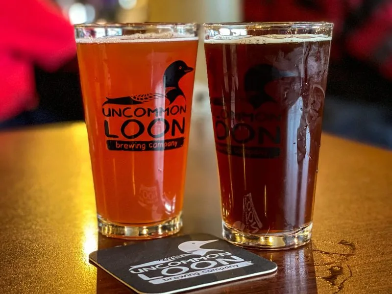 Sip local brews at Uncommon Loon Brewing