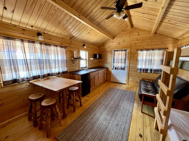 Stay Overnight in a Nearby Cabin or Campground