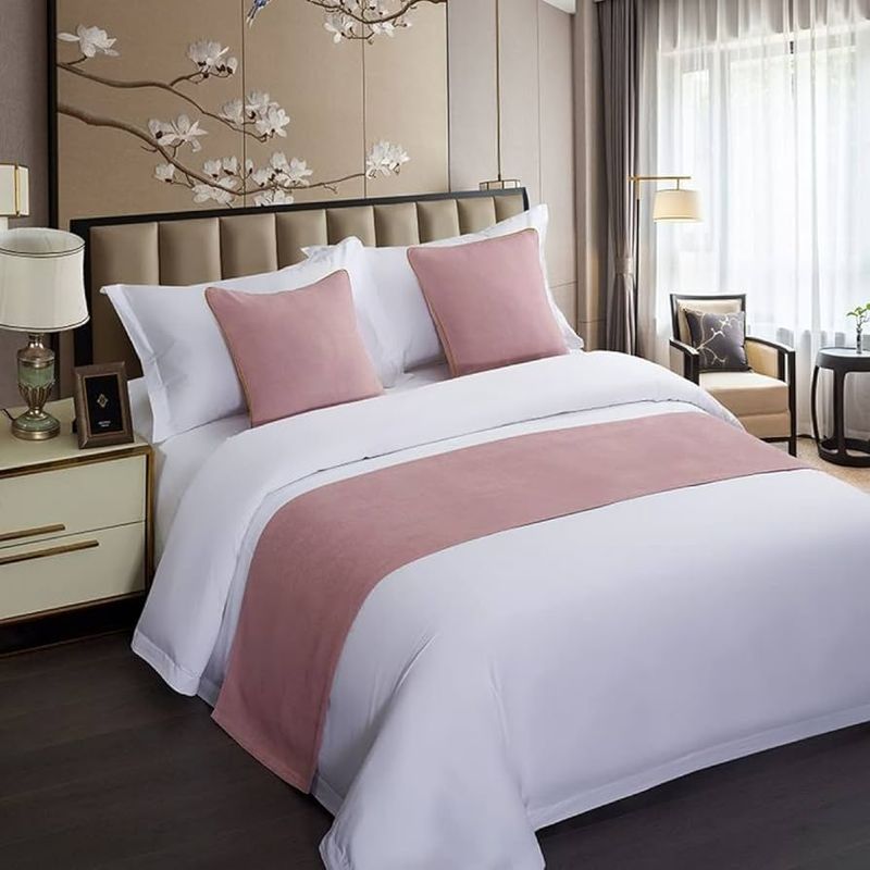 Those decorative bedspreads? We rarely wash them