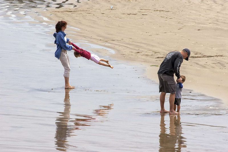 Beachcombing at Carmel Beach