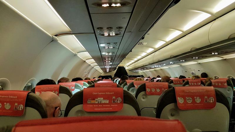 Cabin Lights Dim for Emergency Preparedness