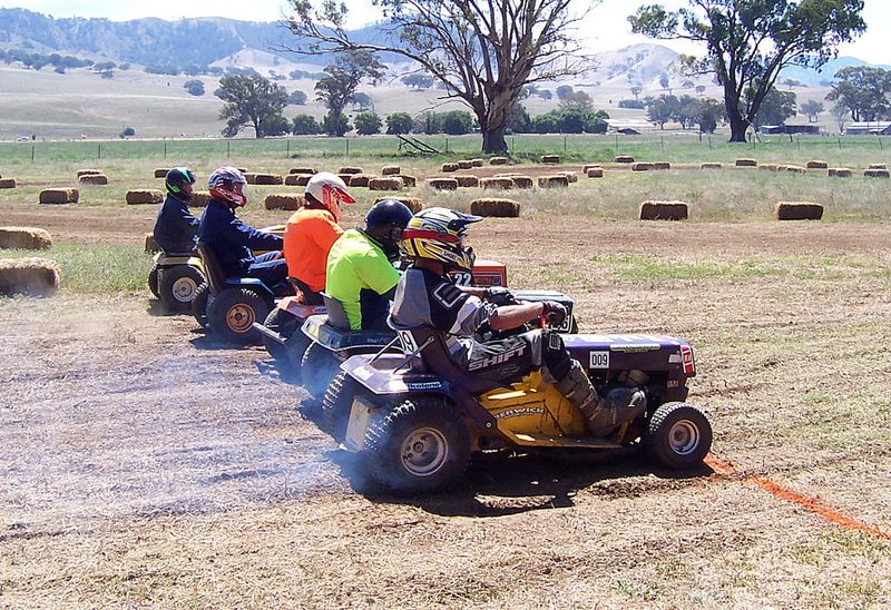 Watch Lawn Mower Racing (North Carolina & beyond)