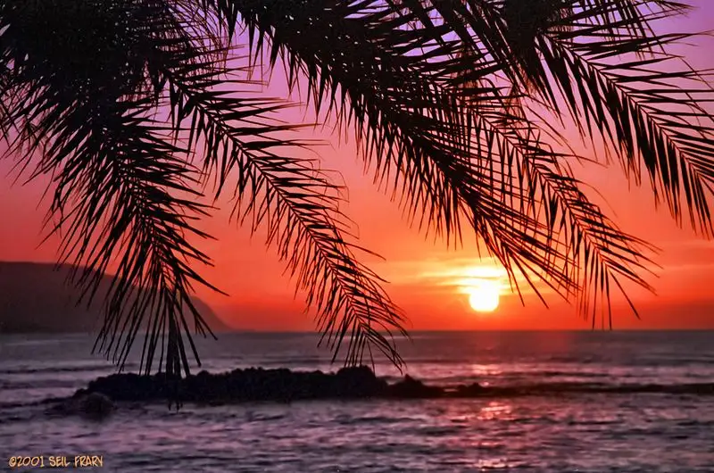 Sunset at Haleiwa Beach Park