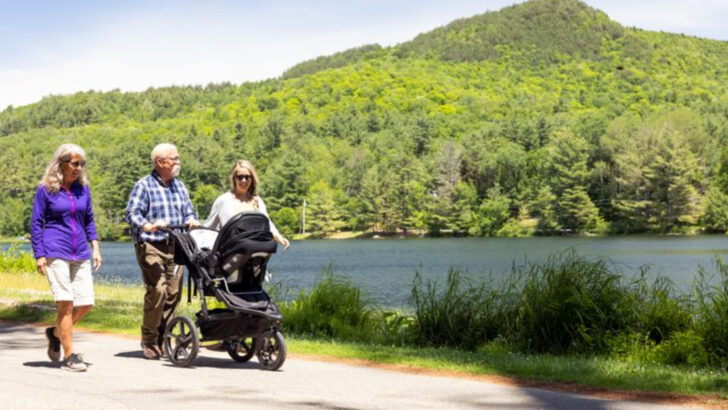 A quiet Adirondack retreat with canoes, campfires, and no cell service