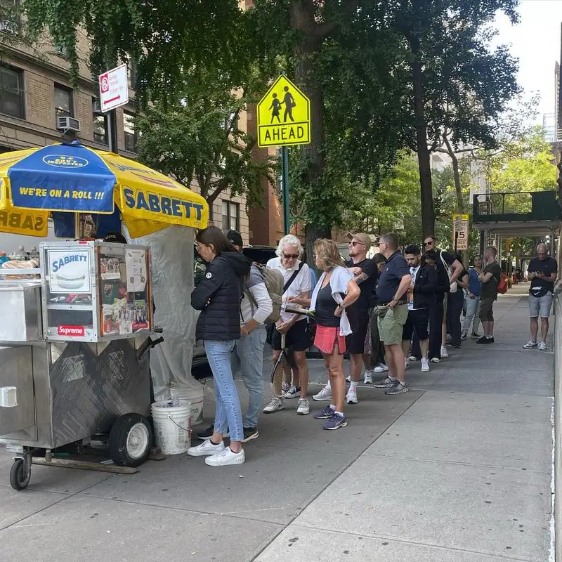 Hot Dogs from a Stand (Chicago + NYC)