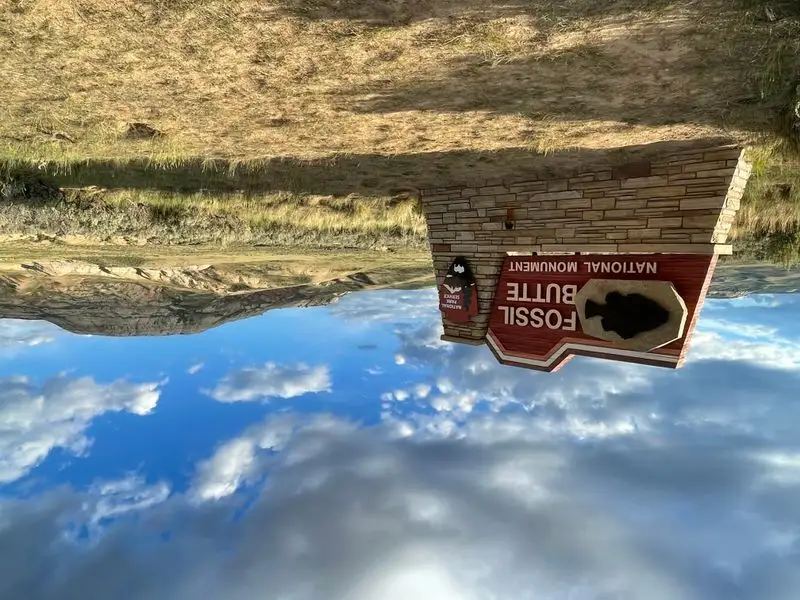 Stop by Fossil Butte National Monument