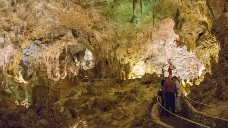Carlsbad Caverns in New Mexico Is One of the Largest Cave Systems in the World Open to the Public