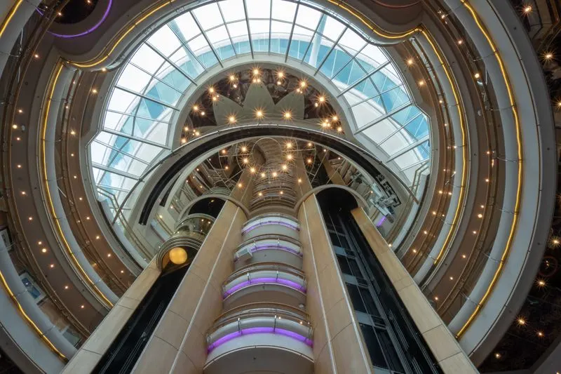 Share Elevators and Avoid Crowd