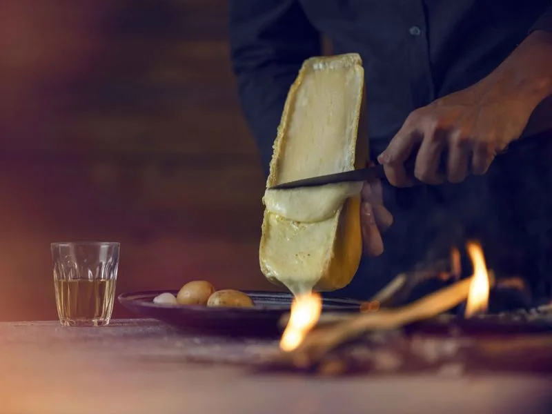 Taste Raclette Cheese in Valais During the Ascent