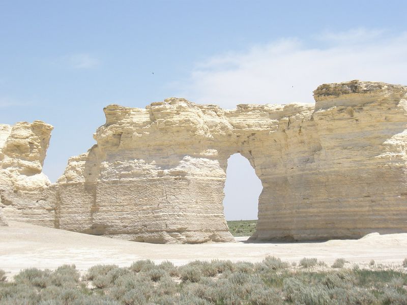 Monument Rocks (Chalk Pyramids)