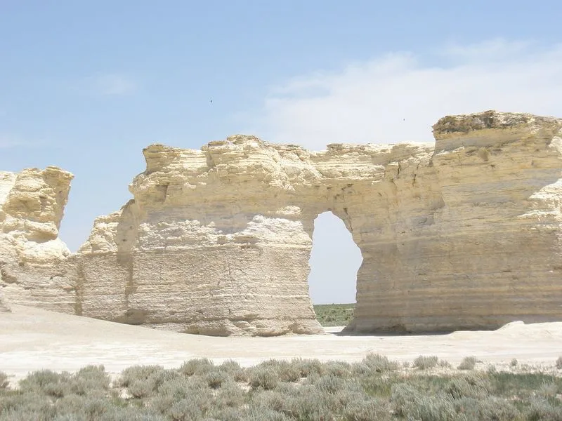 Monument Rocks (Chalk Pyramids)