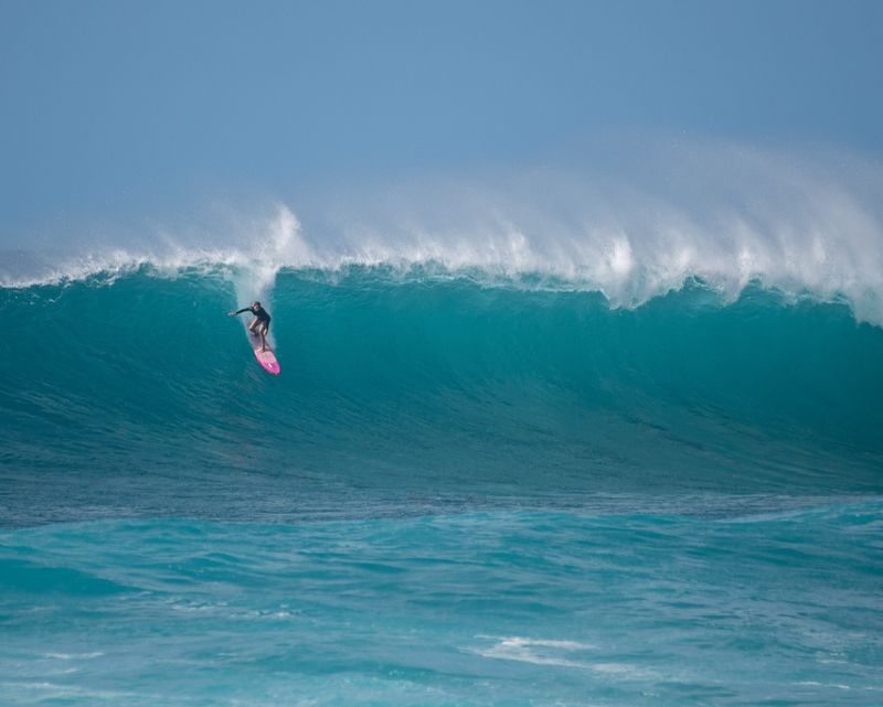 Surfing at Chun's Reef
