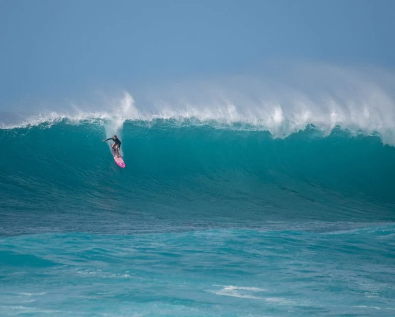 Surfing at Chun's Reef