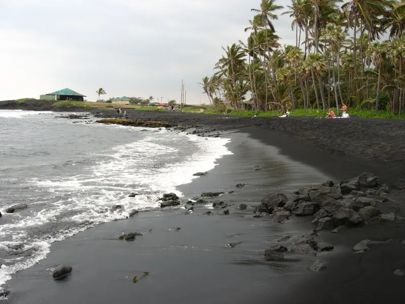 Punalu’u Black Sand Beach, Big Island
