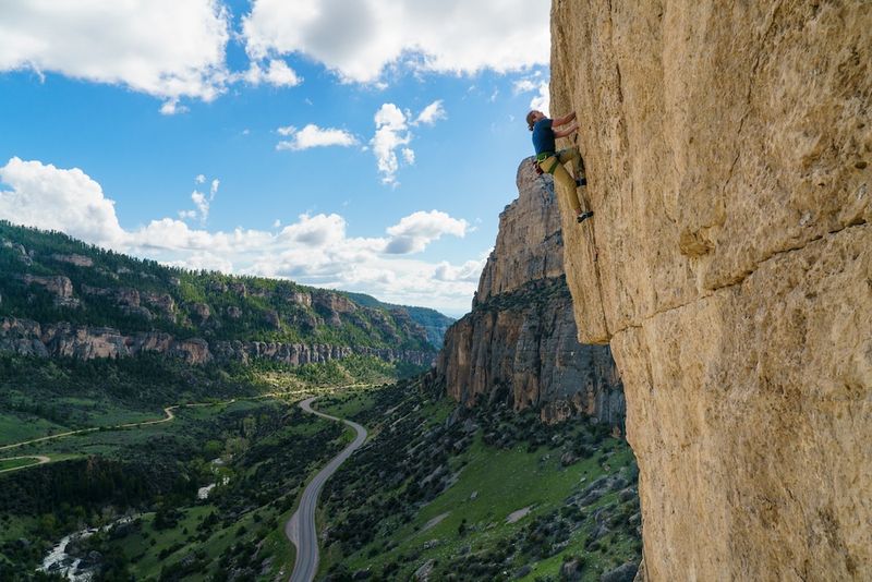 Rock Climbing the Canyon Walls