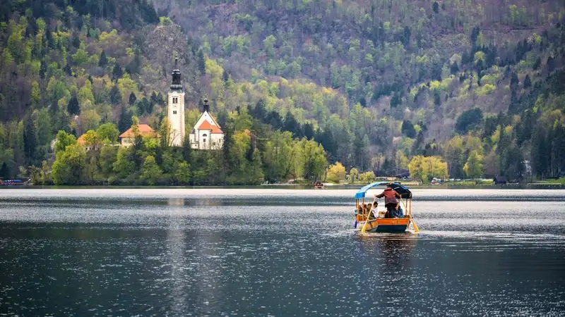 The Island Church Accessible Only by Boat