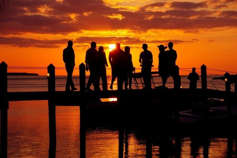 Sunset Pier’s wild happy hour scene