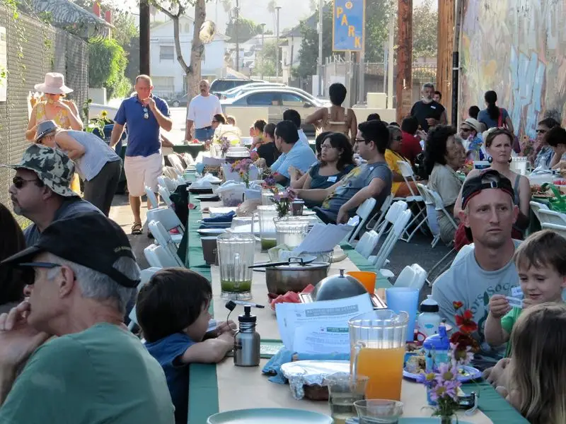 Attending a Midwest Church or Community Potluck