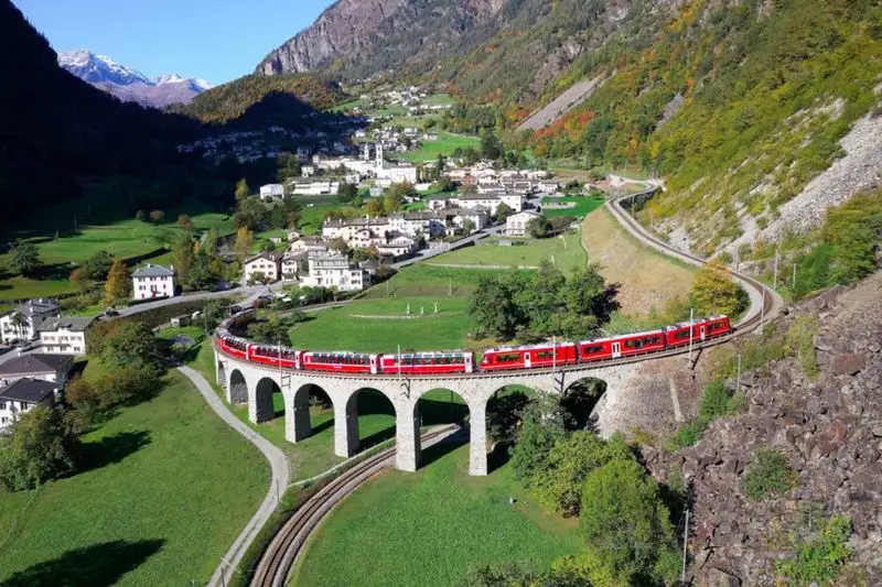 Optional Detour via Bernina Express