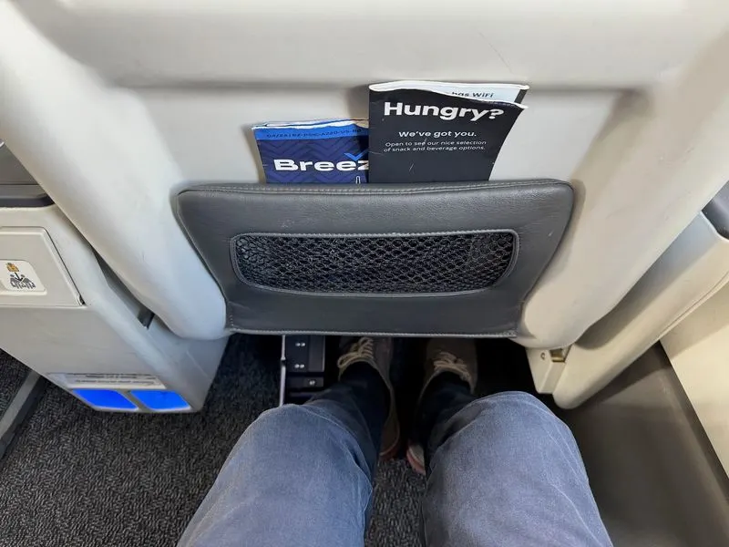 Leaving trash in seat pockets