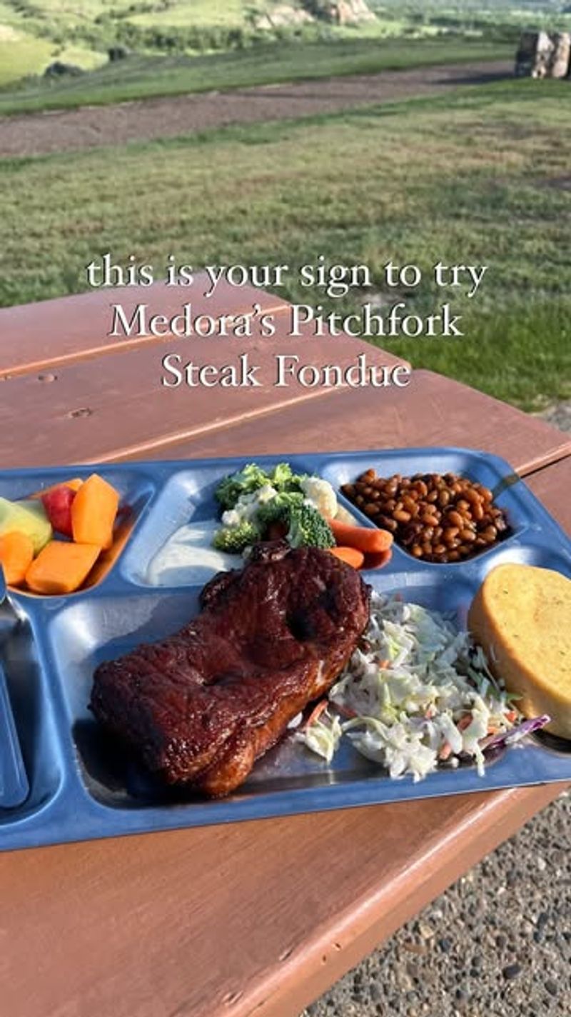 Pitchfork Steak Fondue