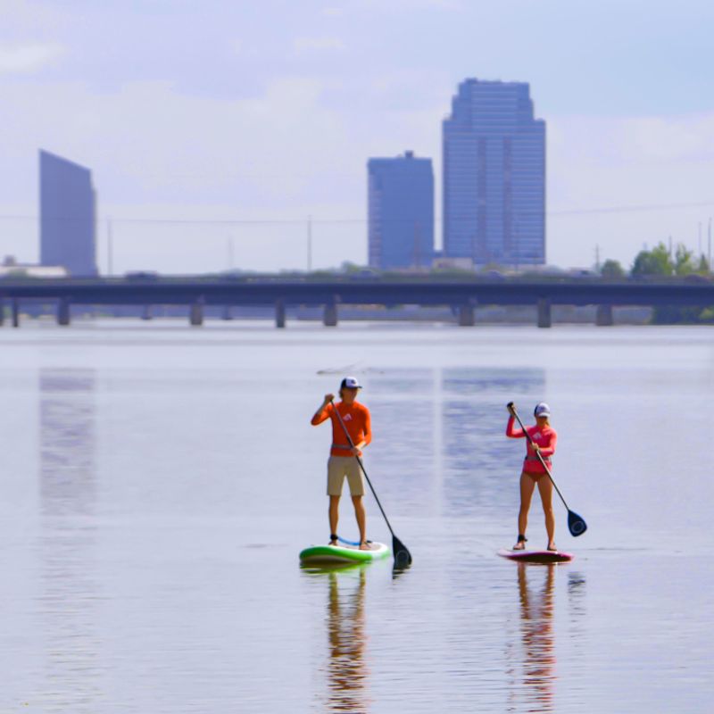 Paddleboarding or Kayaking on the Grand River