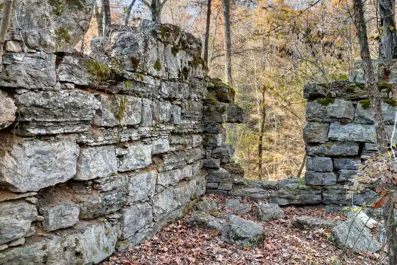 Historic Mill Ruins & Interpretive Signs