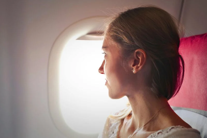 Avoid alcohol and caffeine on long trips