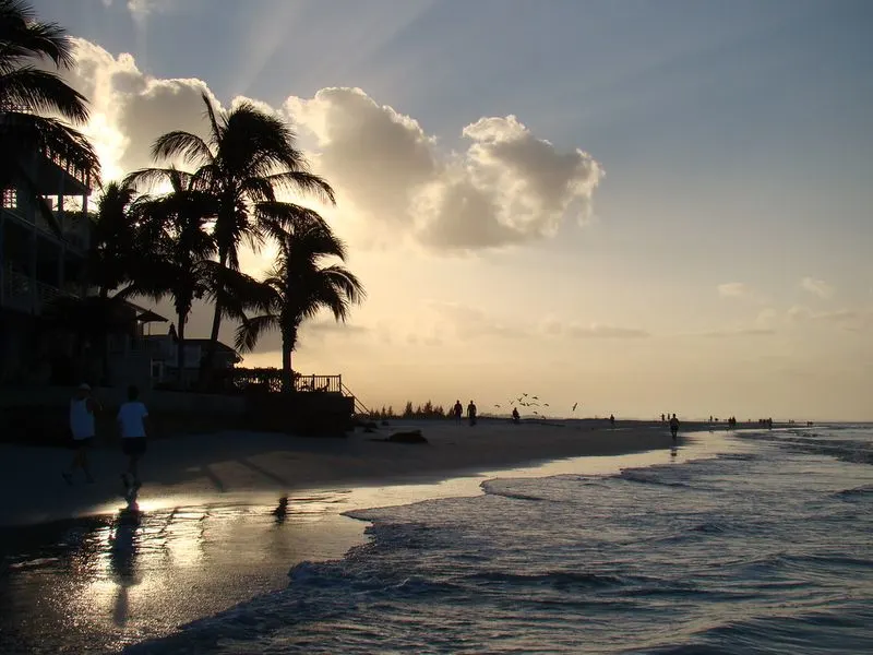 Paddleboarding at sunrise
