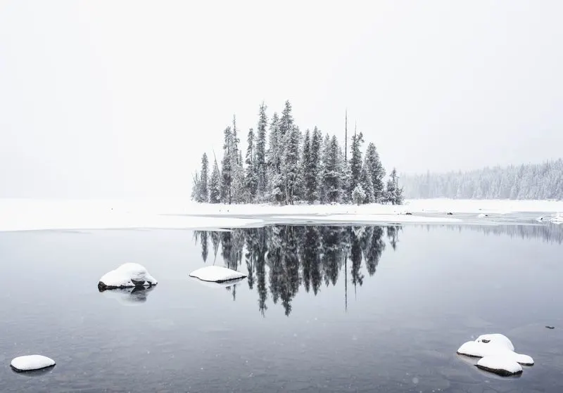Cross-country skiing and snowshoeing in winter