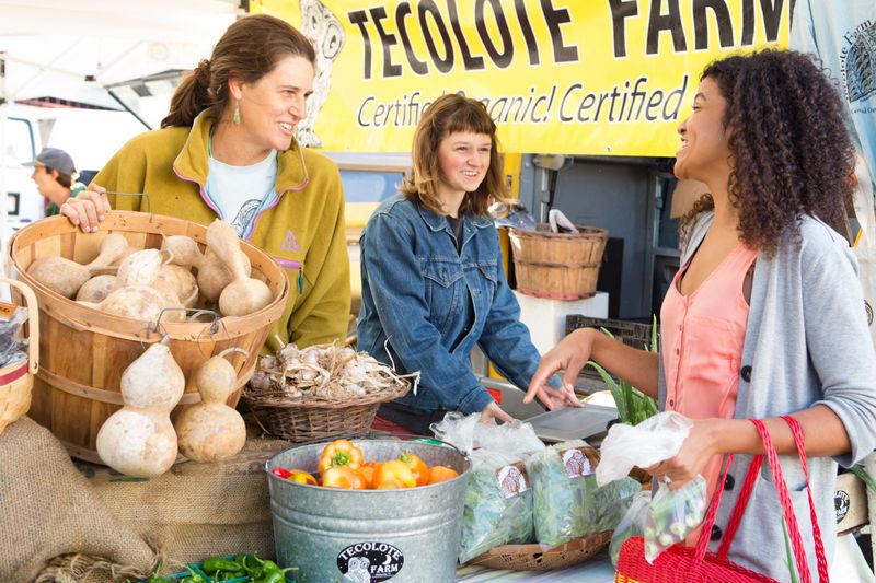 Making Them Get Up Early for a Farmers Market