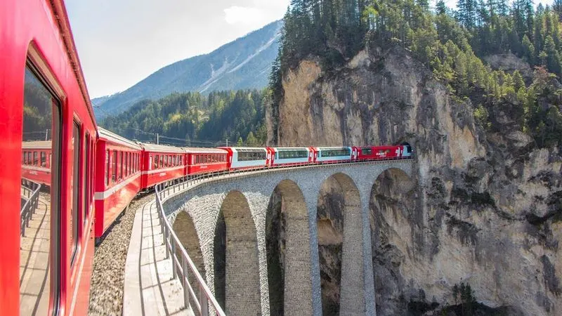 Marvel at Glacier Views & Viaducts