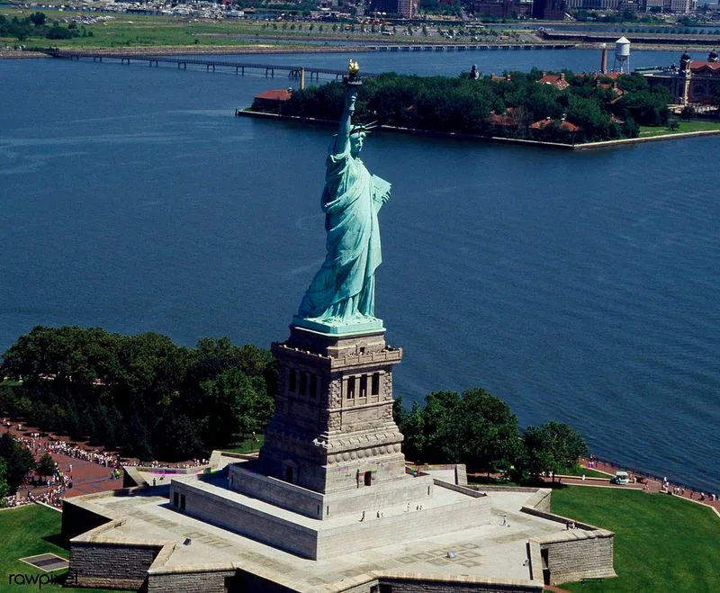 Statue of Liberty and Ellis Island