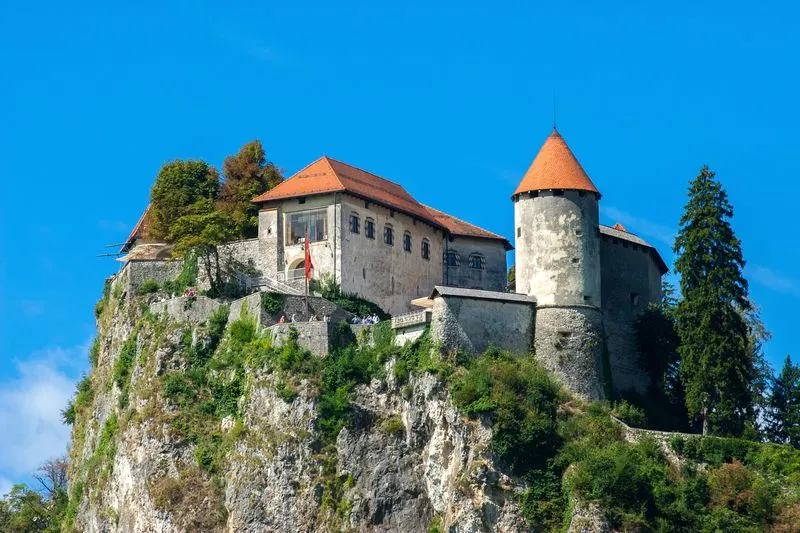 Bled Castle’s Cliffside Views
