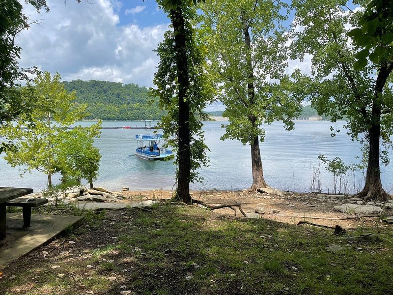 Camping at Edgar Evins Campground