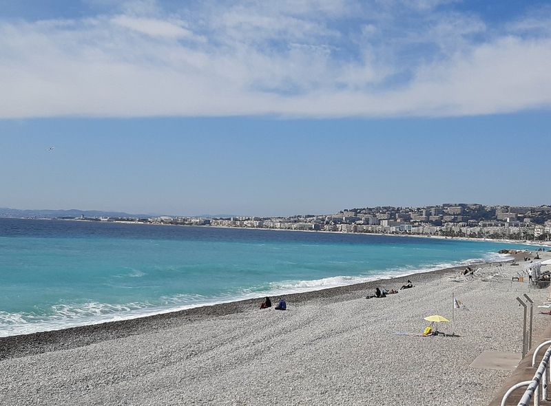 Swim or sunbathe at Plage Beau Rivage