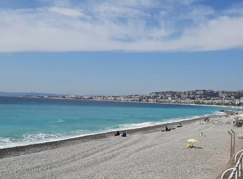 Swim or sunbathe at Plage Beau Rivage