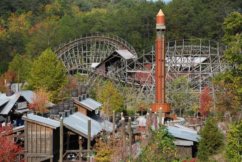Ride a Coaster That Goes Through a Mountain (Tennessee)