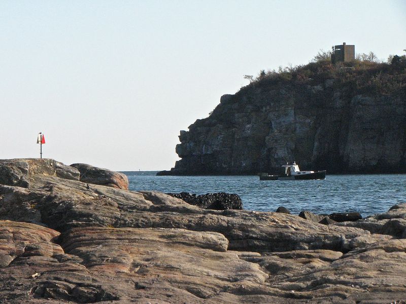 The Rocky Coastline's Serenity