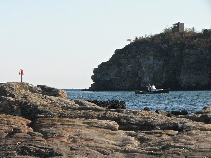 The Rocky Coastline's Serenity
